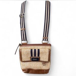 Chaps Rattan Handbag